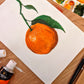 Orange Digital Print